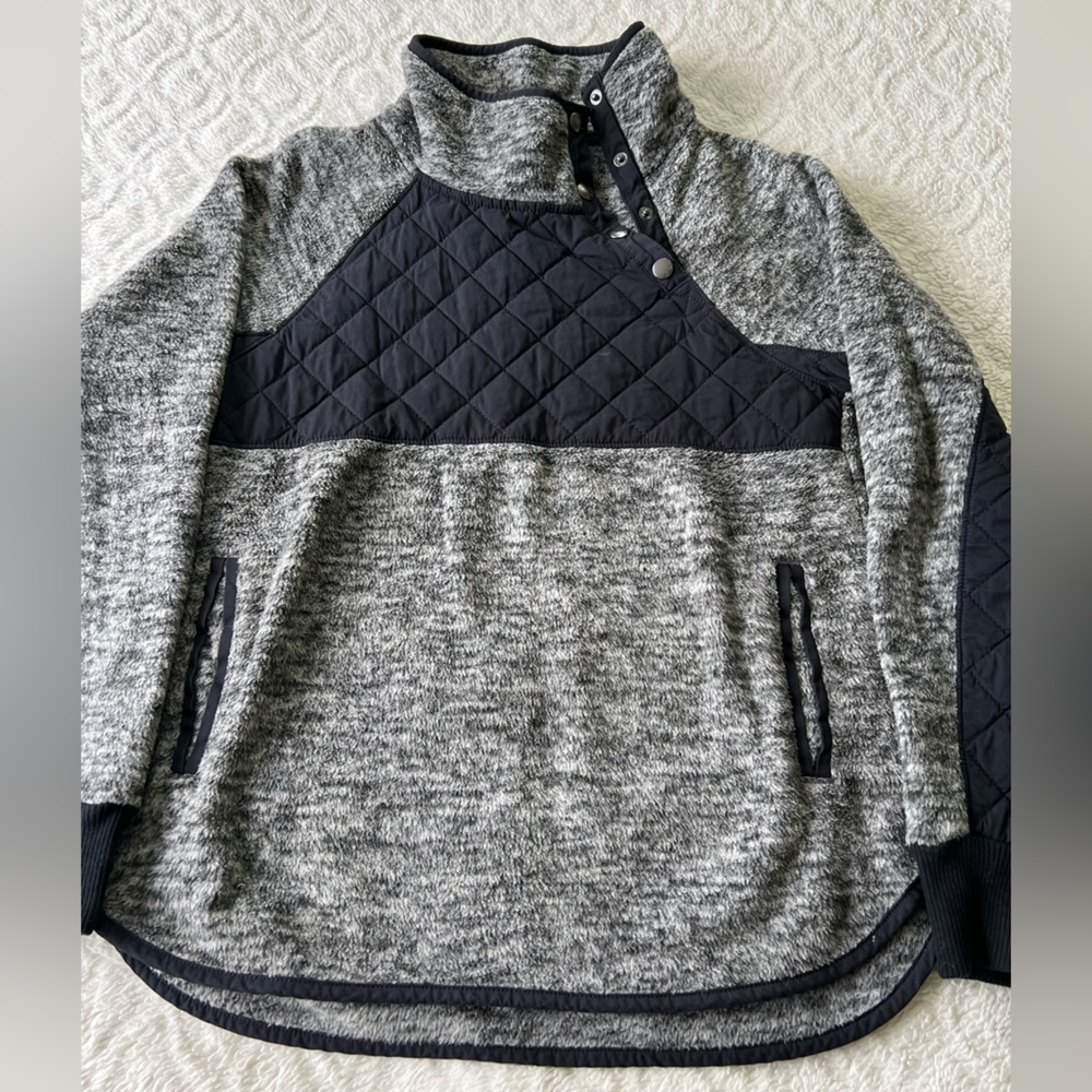 Used Abercrombie & Fitch, Black/Grey Fleece, US S